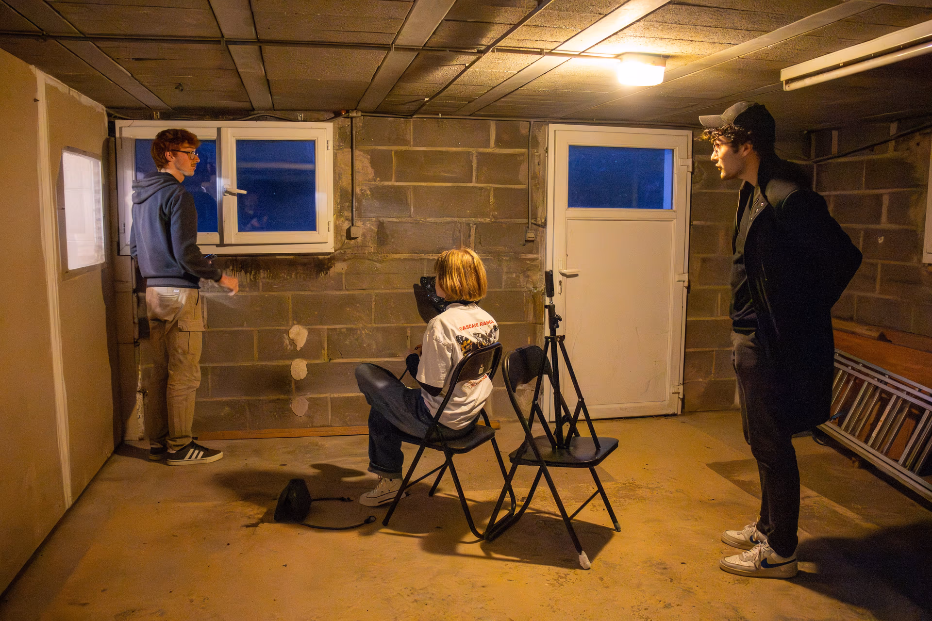 Tournage vidéo à 360 degrés dans le village de Sainte-Suzanne